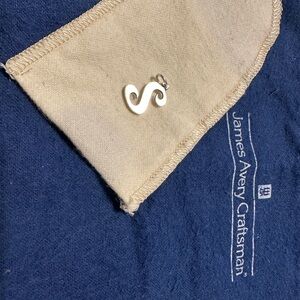 JAMES AVERY large script initial S charm